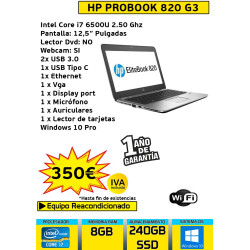 HP PROBOOK 820 G3