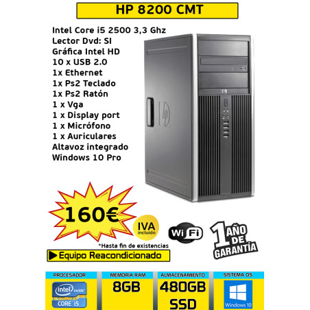 HP 8200 CMT CORE I5