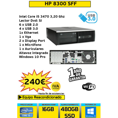 HP 8300 SFF CORE I5