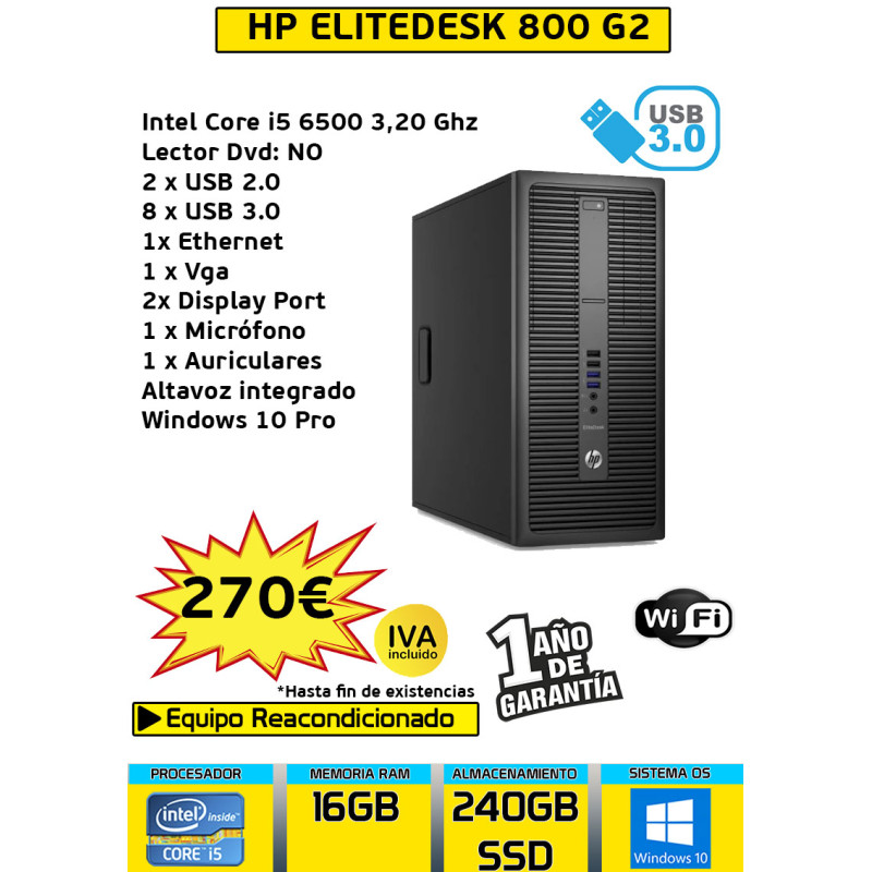 HP ELITEDESK 800 G2