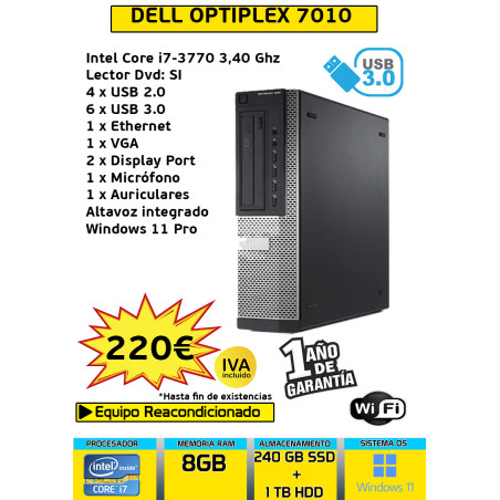 DELL OPTIPLEX 7010 CORE I7