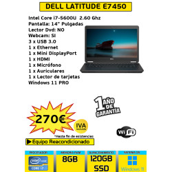 DELL LATITUDE E7450 CORE i7
