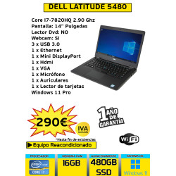 DELL LATITUDE 5480 CORE I7...