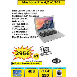 MACBOOK PRO 4'2 A1369 INTEL...