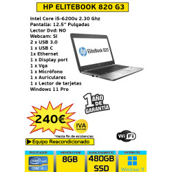 HP ELITEBOOK 820 G3 CORE I5