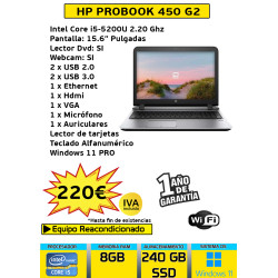 HP PROBOOK 450 G2 CORE i5