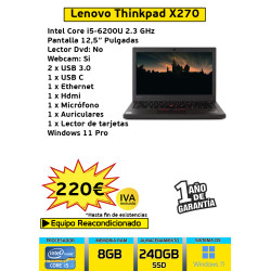 LENOVO THINKPAD X270 CORE...