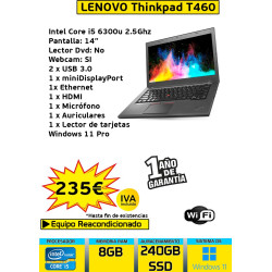 LENOVO THINKPAD T460 CORE...