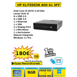 HP ELITEDESK 800 G1SFF CORE...