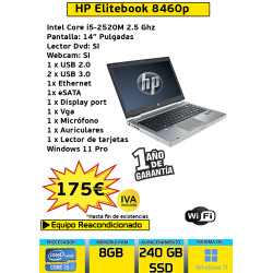 HP ELITEBOOK 8460P CORE I5...