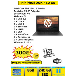 HP PROBOOK 450 G5 CORE I5...