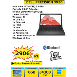 DELL PRECISION 3520 CORE i5...