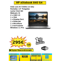 HP ELITEBOOK 840 G4 CORE I5...