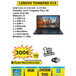 LENOVO THINKPAD E15 CORE I3...