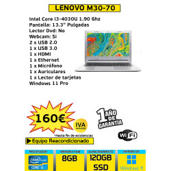 LENOVO M30-70 CORE i3-4030U...