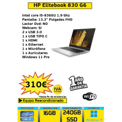HP ELITEBOOK 830 G6 CORE...