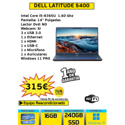 DELL LATITUDE 5400 CORE I5...