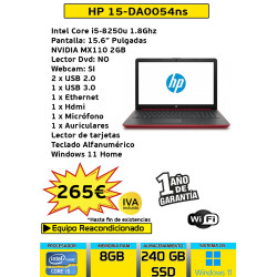 HP 15-DA0054NS CORE I5 8GB...