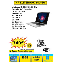 HP ELITEBOOK 840 G6 CORE I5...