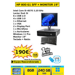 EQUIPO COMPLETO HP 800 G1...